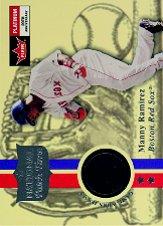 2001 Fleer Platinum National Patch Time #44 Manny Ramirez Sox S1