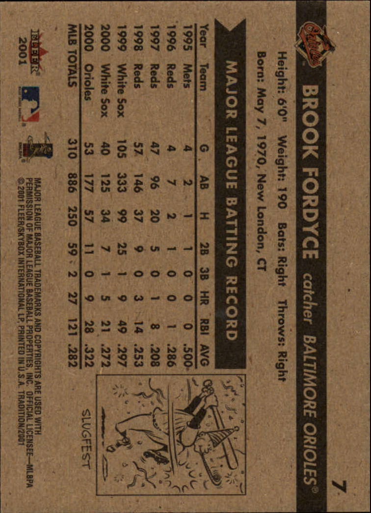 A2341- 2001 Fleer Tradition Baseball Card #s 1-250 -You Pick- 15+ FREE US SHIP - Picture 15 of 475