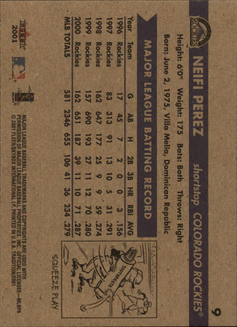 A2341- 2001 Fleer Tradition Baseball Card #s 1-250 -You Pick- 15+ FREE US SHIP - Picture 19 of 475