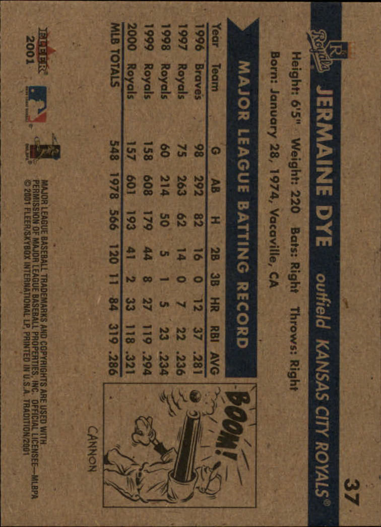 A2341- 2001 Fleer Tradition Baseball Card #s 1-250 -You Pick- 15+ FREE US SHIP - Picture 71 of 475