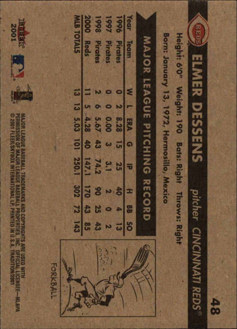 A2341- 2001 Fleer Tradition Baseball Card #s 1-250 -You Pick- 15+ FREE US SHIP - Picture 93 of 475
