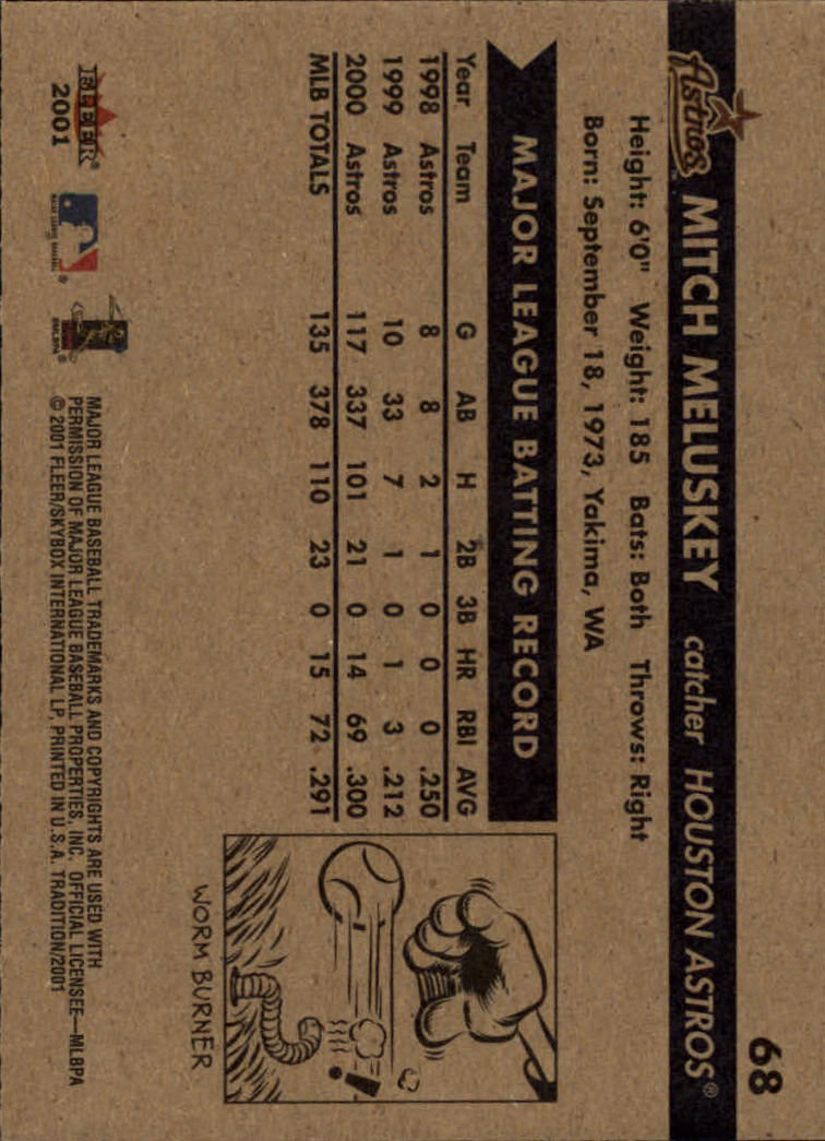 A2341- 2001 Fleer Tradition Baseball Card #s 1-250 -You Pick- 15+ FREE US SHIP - Picture 131 of 475
