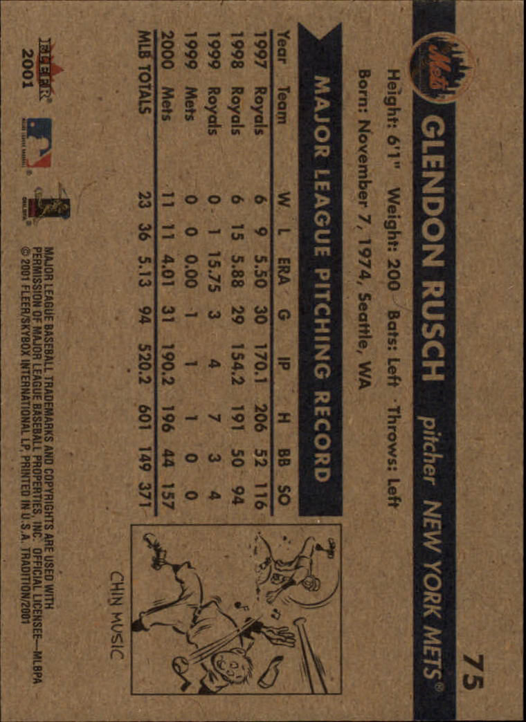 A2341- 2001 Fleer Tradition Baseball Card #s 1-250 -You Pick- 15+ FREE US SHIP - Picture 143 of 475