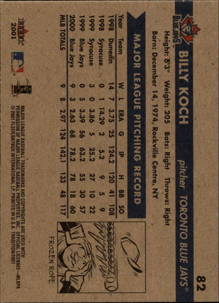 A2341- 2001 Fleer Tradition Baseball Card #s 1-250 -You Pick- 15+ FREE US SHIP - Picture 157 of 475
