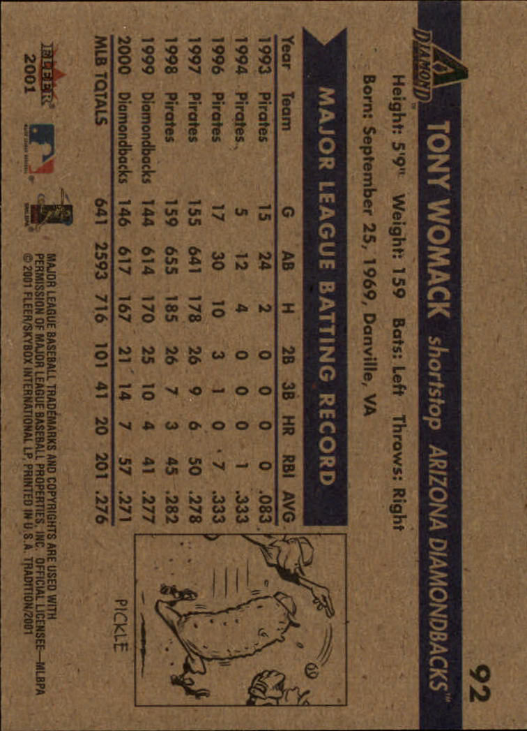 A2341- 2001 Fleer Tradition Baseball Card #s 1-250 -You Pick- 15+ FREE US SHIP - Picture 175 of 475