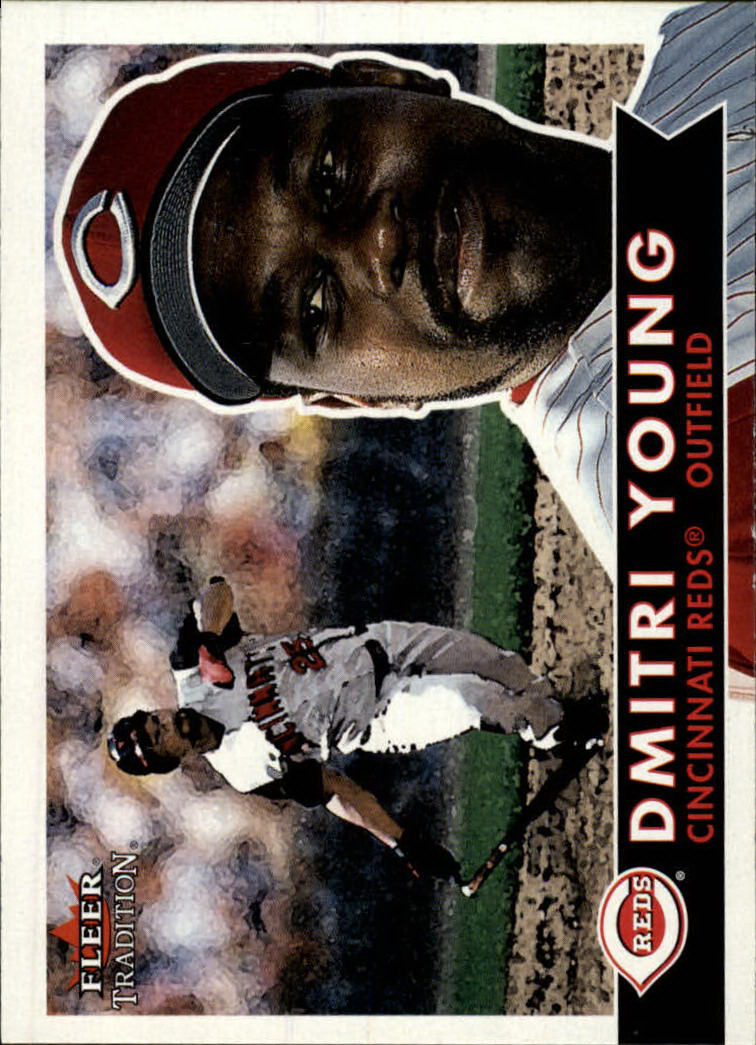 2001 Fleer Tradition #116 Dmitri Young back image