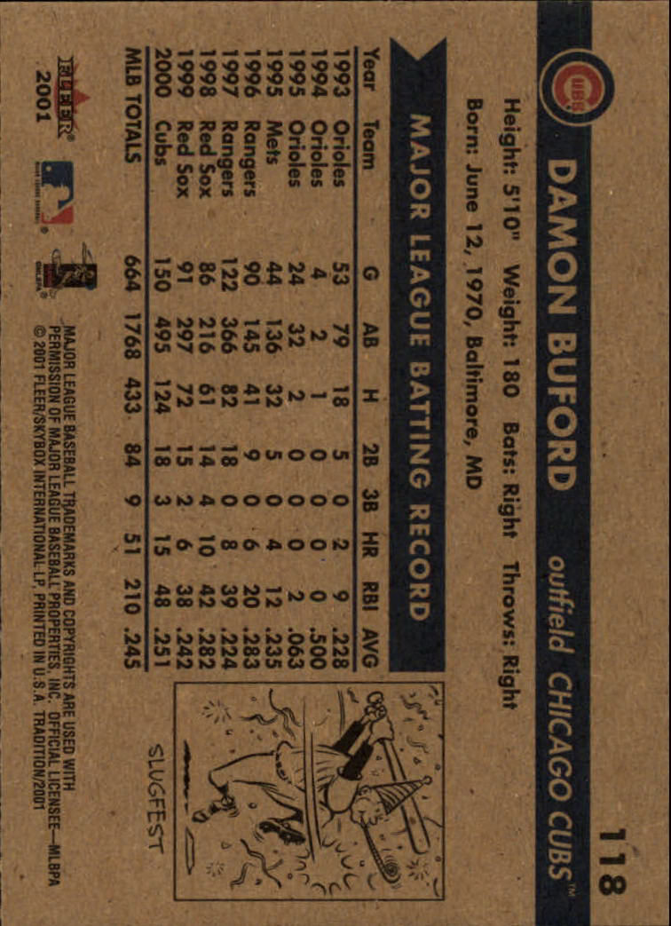 A2341- 2001 Fleer Tradition Baseball Card #s 1-250 -You Pick- 15+ FREE US SHIP - Picture 223 of 475