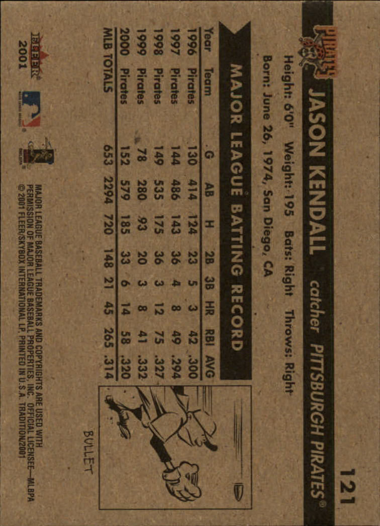 A2341- 2001 Fleer Tradition Baseball Card #s 1-250 -You Pick- 15+ FREE US SHIP - Picture 229 of 475