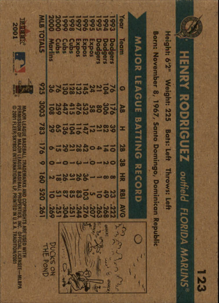 A2341- 2001 Fleer Tradition Baseball Card #s 1-250 -You Pick- 15+ FREE US SHIP - Picture 233 of 475