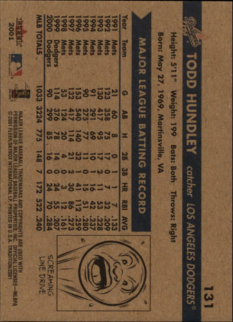 A2341- 2001 Fleer Tradition Baseball Card #s 1-250 -You Pick- 15+ FREE US SHIP - Picture 249 of 475