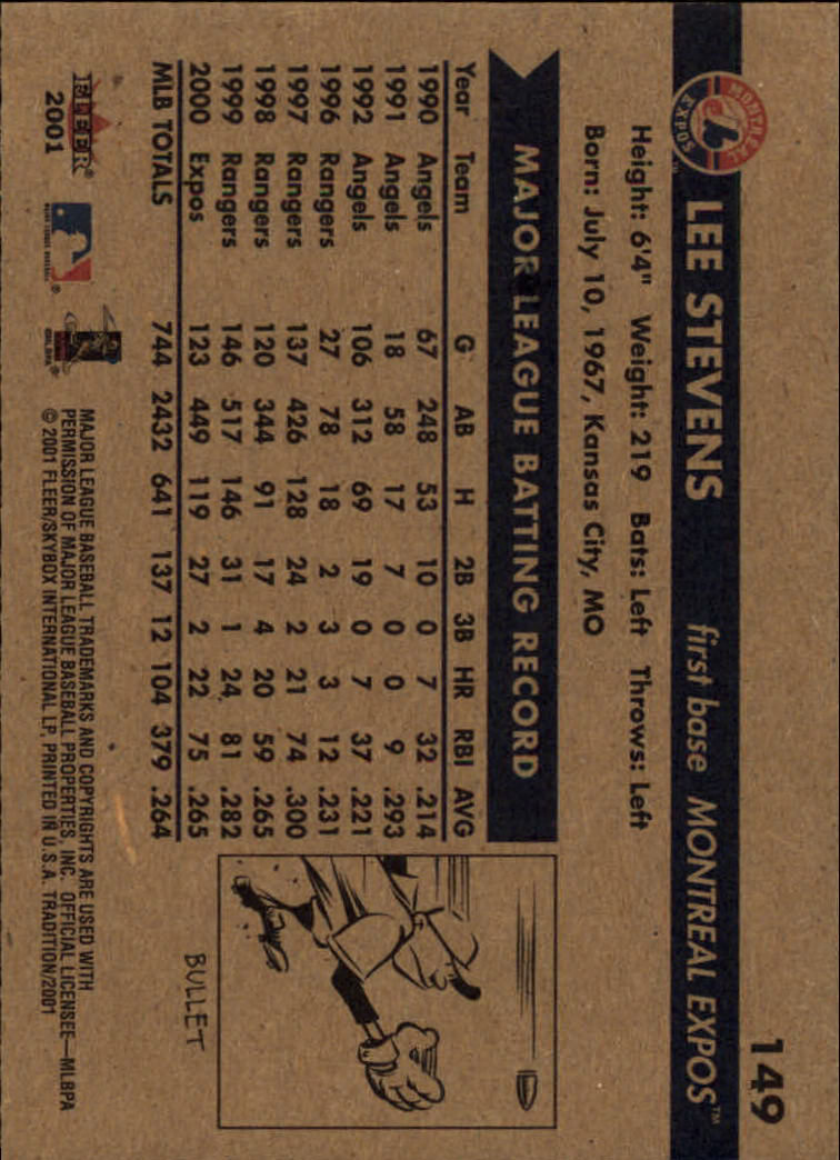 A2341- 2001 Fleer Tradition Baseball Card #s 1-250 -You Pick- 15+ FREE US SHIP - Picture 281 of 475