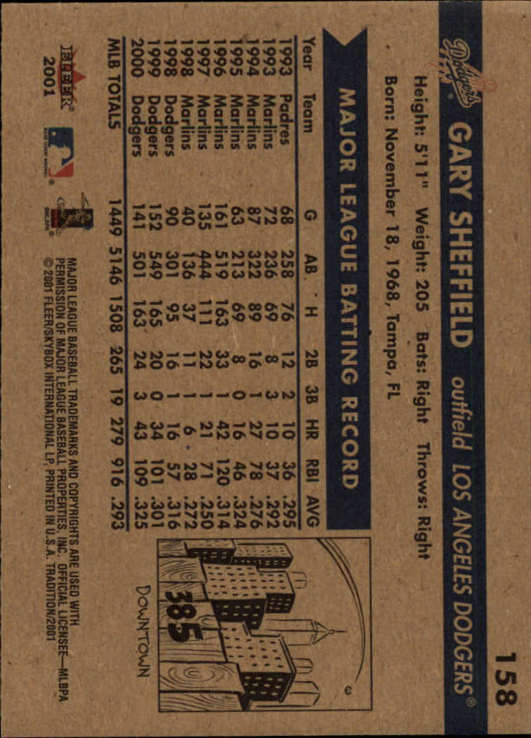 A2341- 2001 Fleer Tradition Baseball Card #s 1-250 -You Pick- 15+ FREE US SHIP - Picture 299 of 475