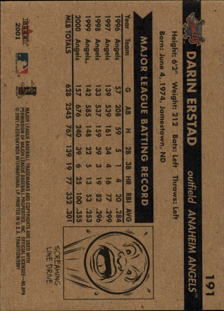 A2341- 2001 Fleer Tradition Baseball Card #s 1-250 -You Pick- 15+ FREE US SHIP - Picture 363 of 475
