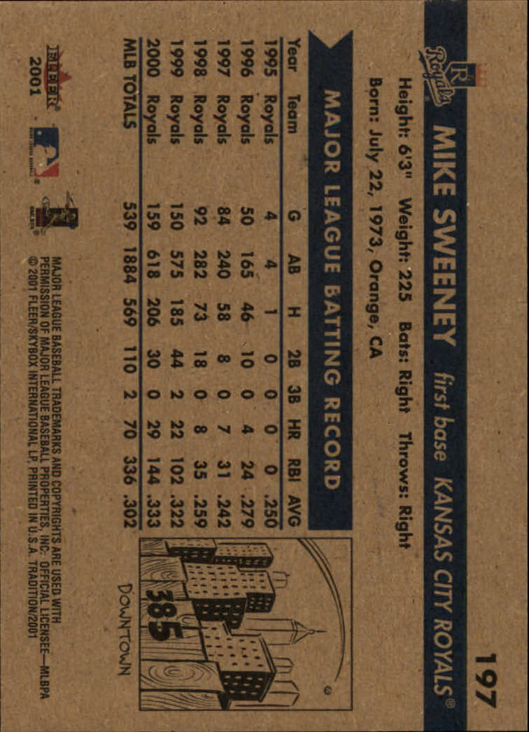 A2341- 2001 Fleer Tradition Baseball Card #s 1-250 -You Pick- 15+ FREE US SHIP - Picture 373 of 475