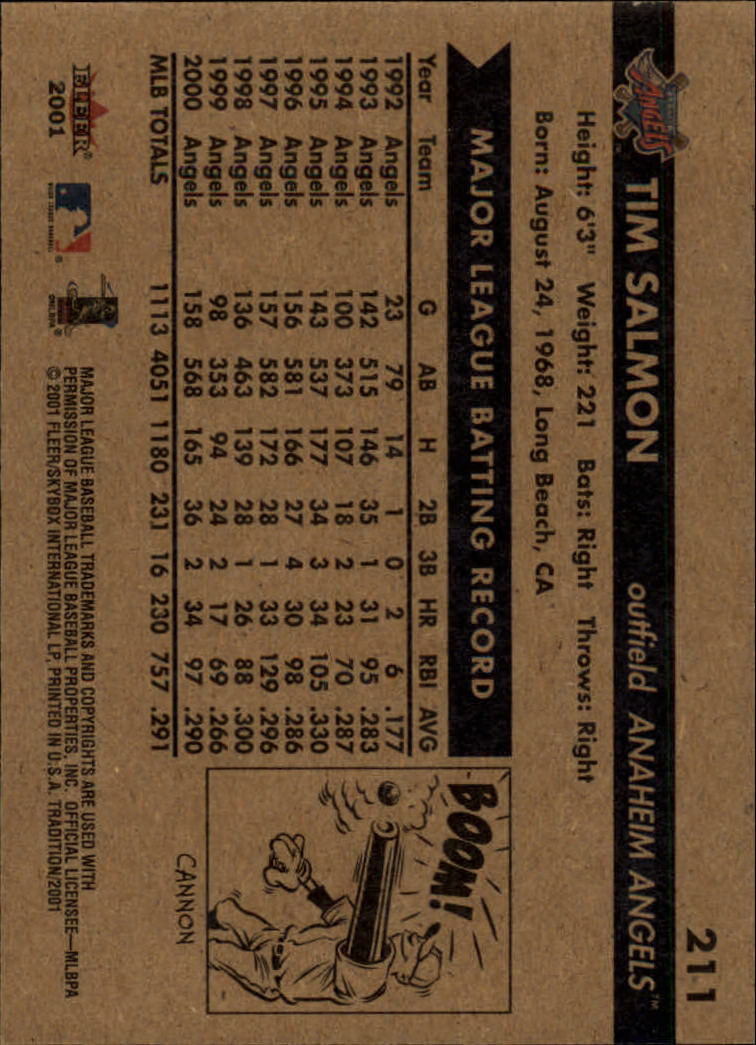 A2341- 2001 Fleer Tradition Baseball Card #s 1-250 -You Pick- 15+ FREE US SHIP - Picture 399 of 475