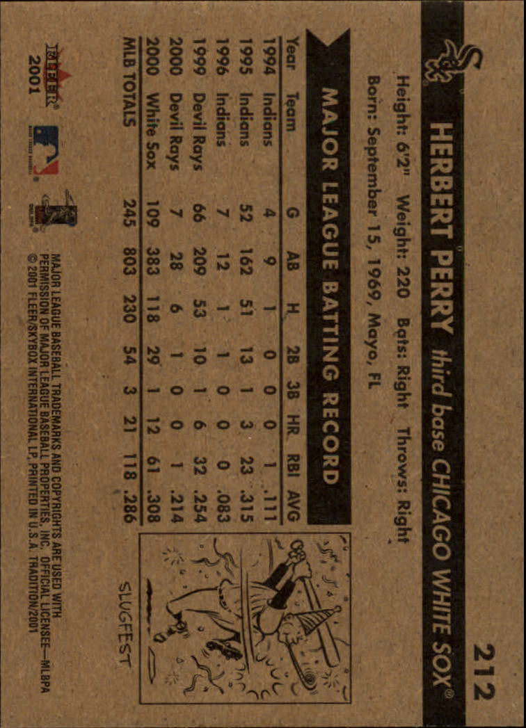 A2341- 2001 Fleer Tradition Baseball Card #s 1-250 -You Pick- 15+ FREE US SHIP - Picture 401 of 475