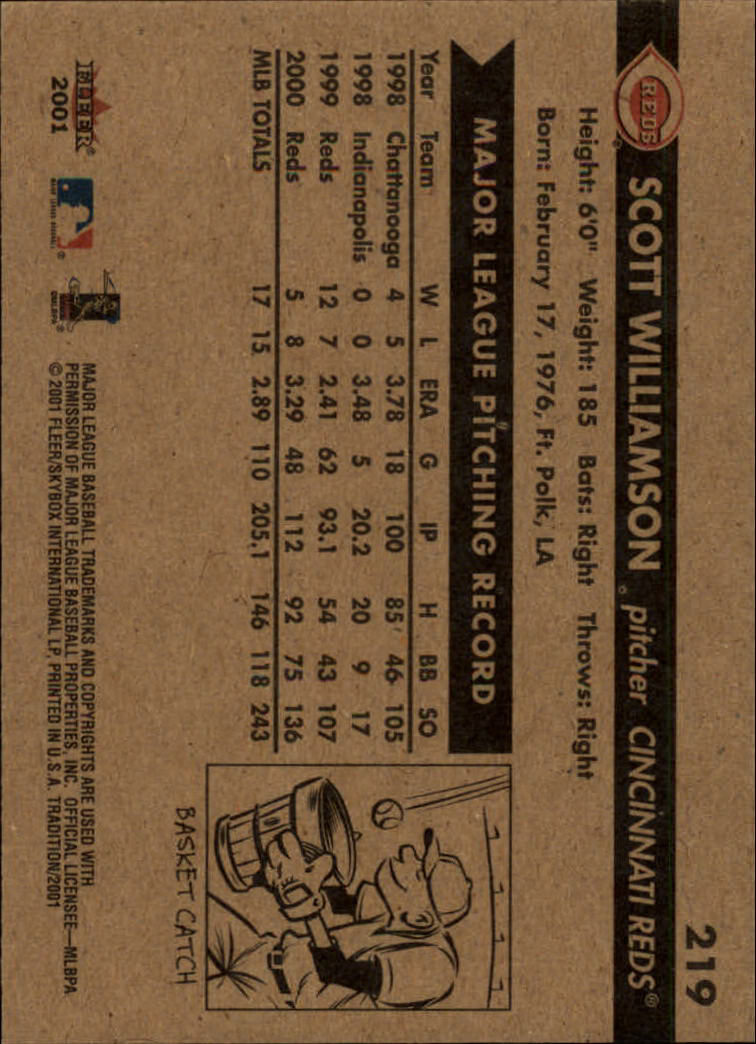 A2341- 2001 Fleer Tradition Baseball Card #s 1-250 -You Pick- 15+ FREE US SHIP - Picture 413 of 475