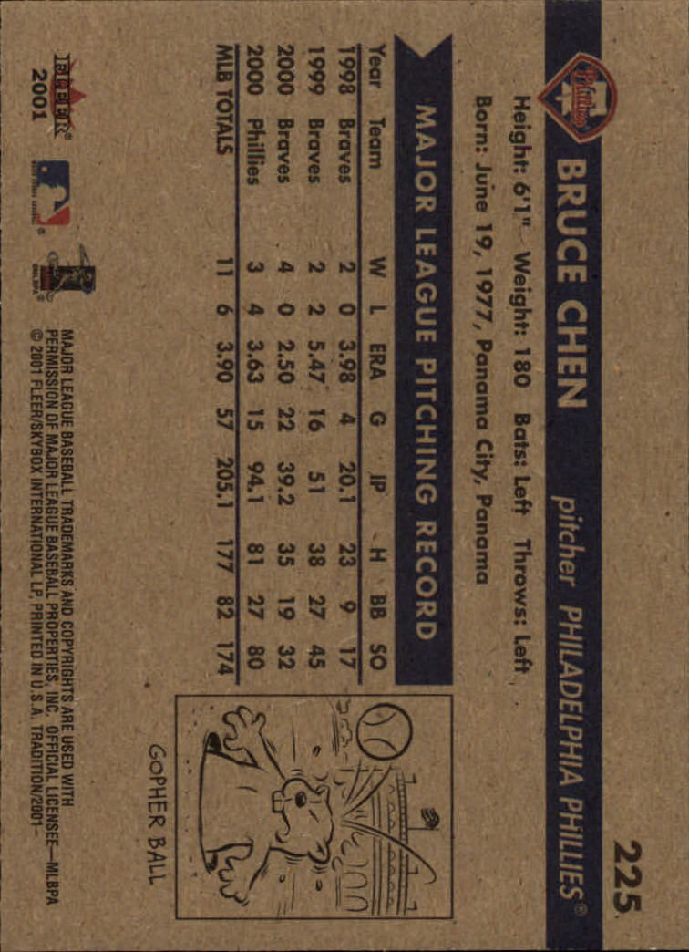 A2341- 2001 Fleer Tradition Baseball Card #s 1-250 -You Pick- 15+ FREE US SHIP - Picture 425 of 475