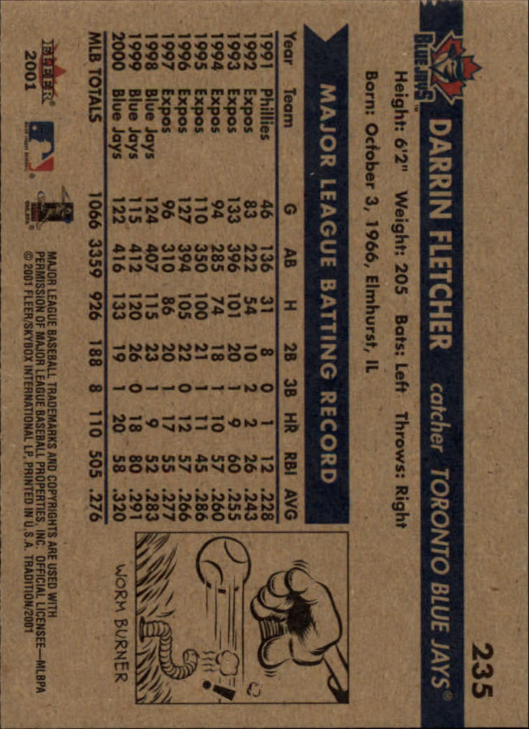 A2341- 2001 Fleer Tradition Baseball Card #s 1-250 -You Pick- 15+ FREE US SHIP - Picture 445 of 475