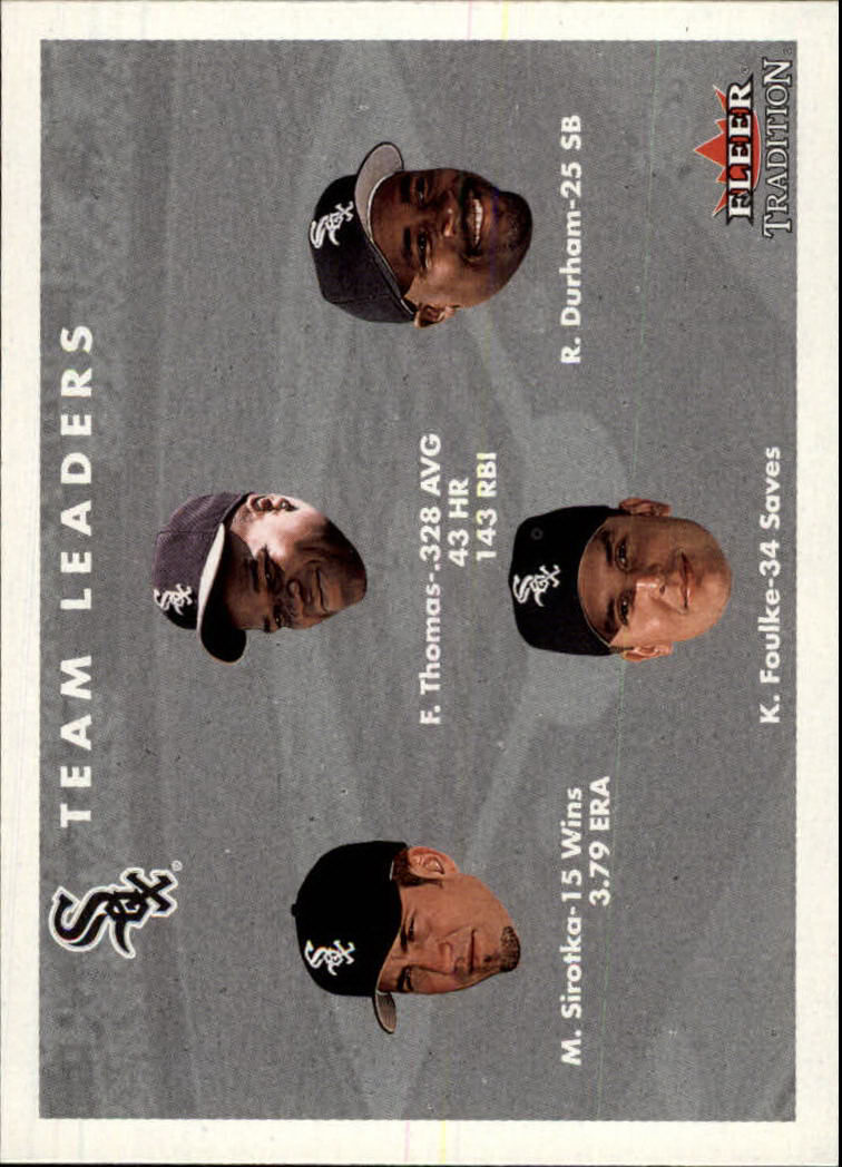 2001 Fleer Tradition #442 Chicago White Sox CL