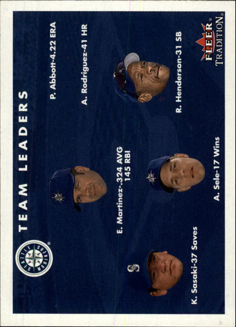 2001 Fleer Tradition #447 Seattle Mariners CL