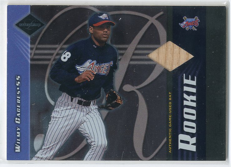 2001 Leaf Limited #342 Wilmy Caceres Bat/700 RC
