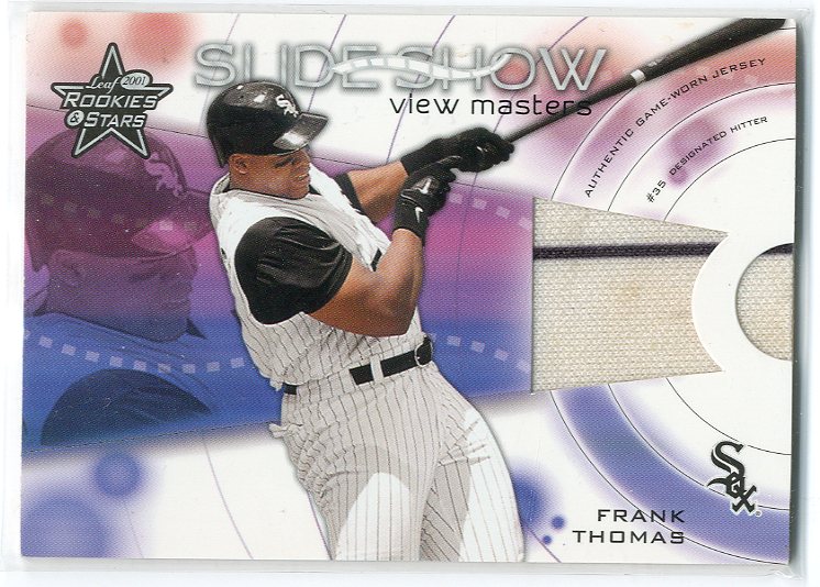 2001 Leaf Rookies and Stars Slideshow View Master #S18 Frank Thomas