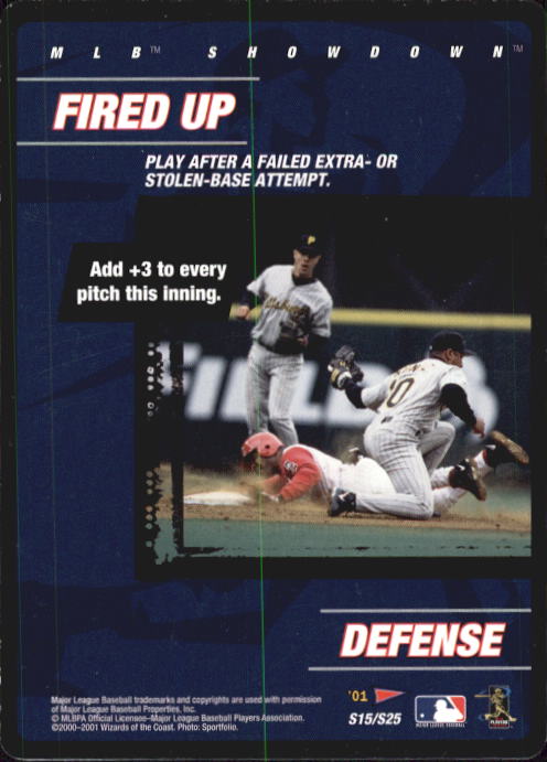 2001 MLB Showdown Pennant Run Strategy #S15 A.Nunez/Fired Up
