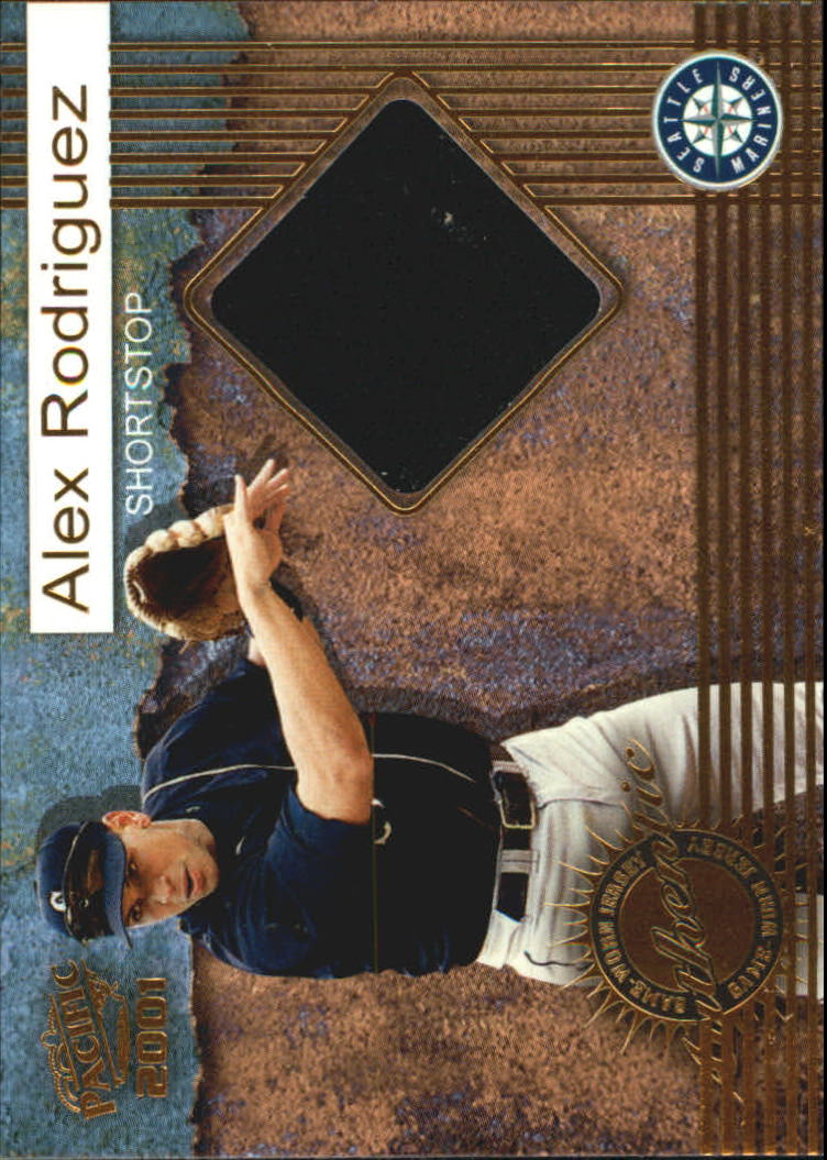 2001 Pacific Game Jersey #8 Alex Rodriguez