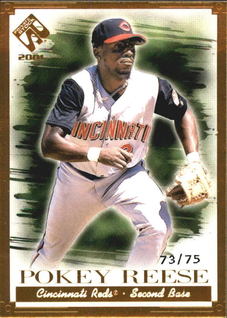 2001 Private Stock Gold Portraits #32 Pokey Reese
