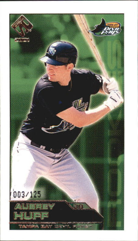 2001 Private Stock PS-206 Rookies #18 Aubrey Huff