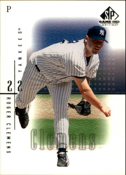 2001 SP Game Used Edition #29 Roger Clemens