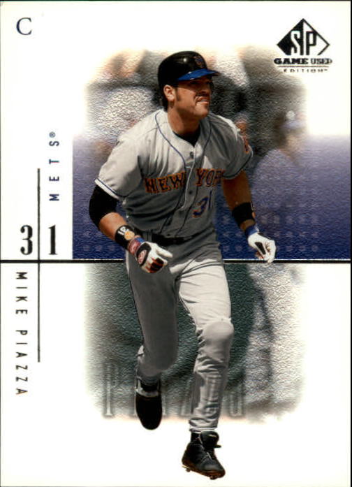 2001 SP Game Used Edition #50 Mike Piazza