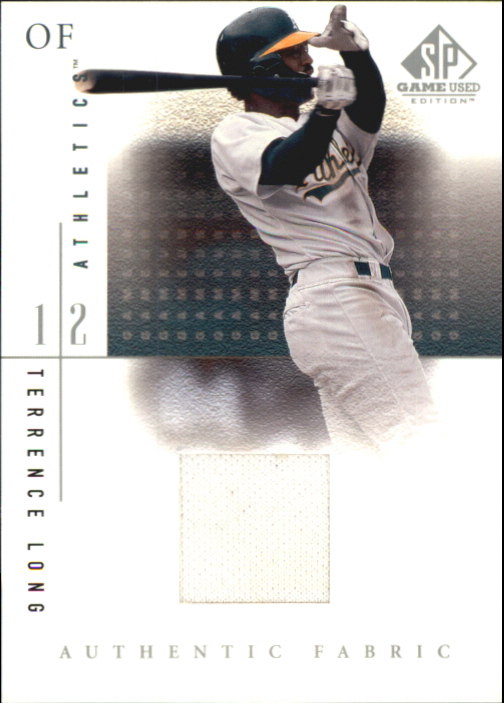 2001 SP Game Used Edition Authentic Fabric #TL Terrence Long