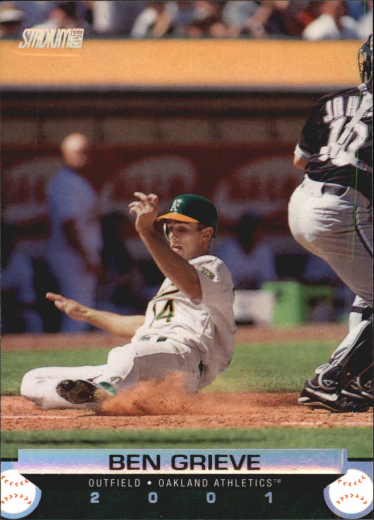 2001 Stadium Club 19 Ben Grieve NMMT