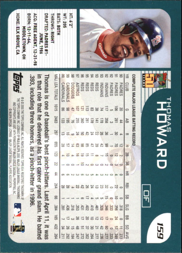 B0432- 2001 Topps Home Team Advantage BB #s 1-251 -You Pick- 15+ FREE US SHIP - Picture 239 of 385