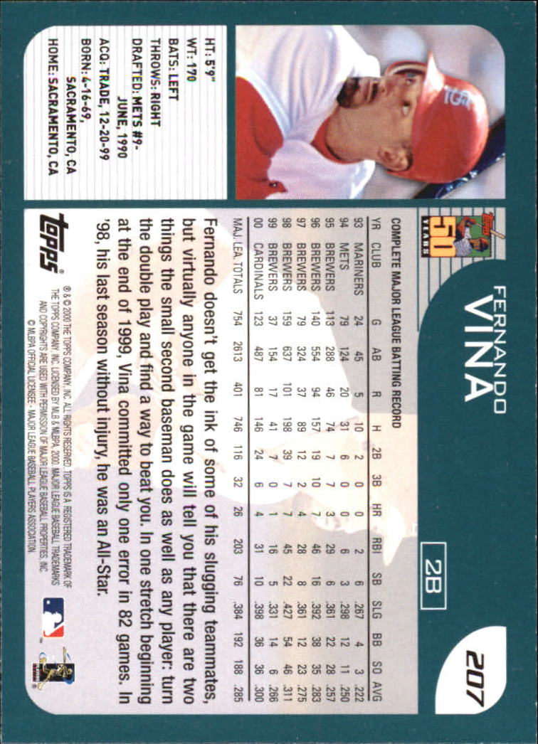 B0432- 2001 Topps Home Team Advantage BB #s 1-251 -You Pick- 15+ FREE US SHIP - Picture 311 of 385