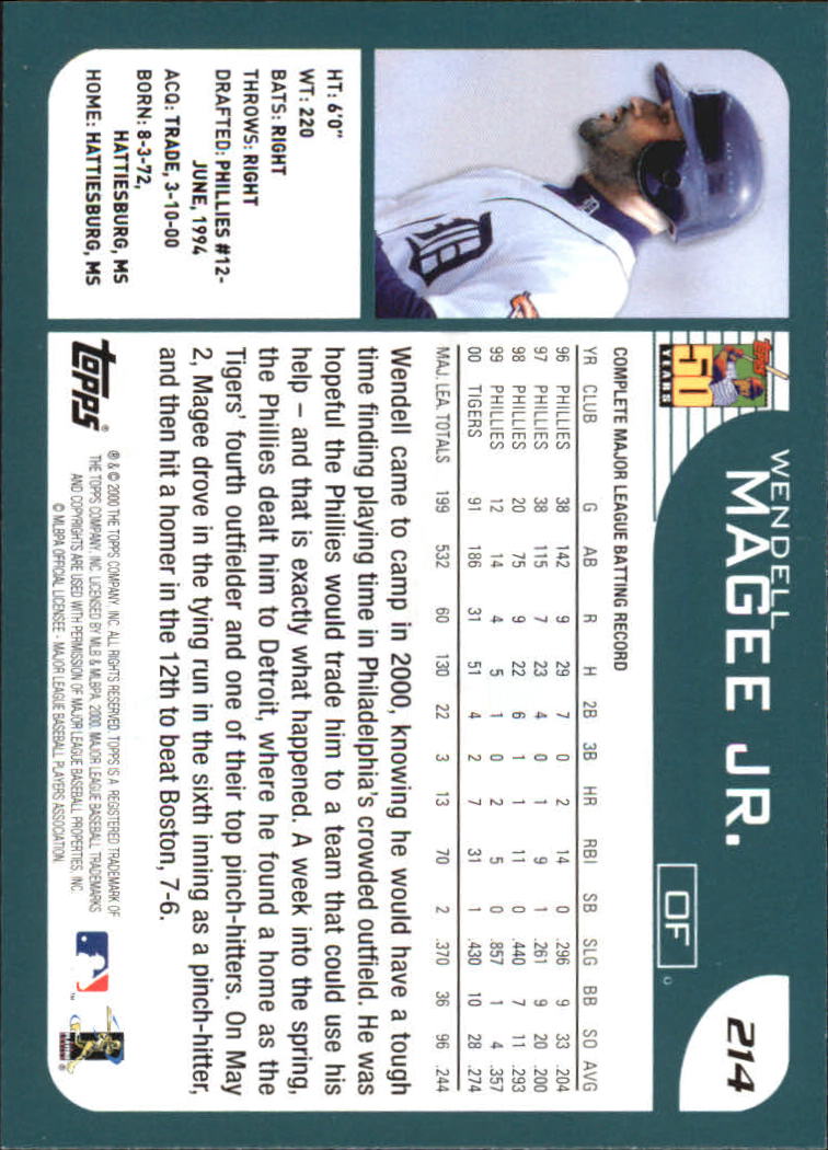 B0432- 2001 Topps Home Team Advantage BB #s 1-251 -You Pick- 15+ FREE US SHIP - Picture 321 of 385