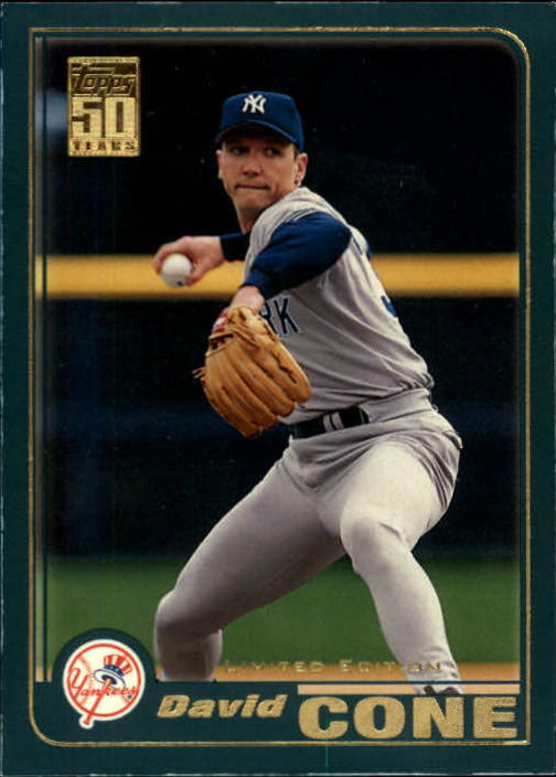 2001 Topps Limited #65 David Cone