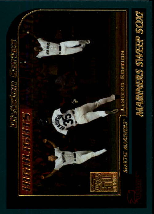 2001 Topps Limited #403 Seattle Mariners HL