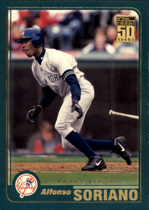 2001 Topps Limited #508 Alfonso Soriano