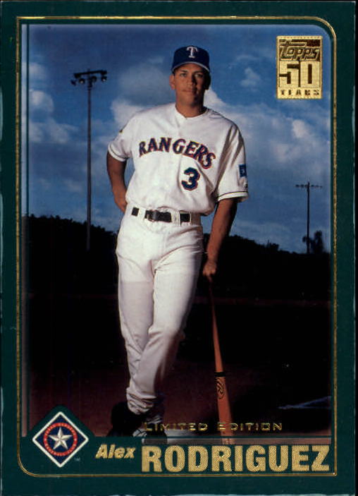 2001 Topps Limited #612 Alex Rodriguez Rangers