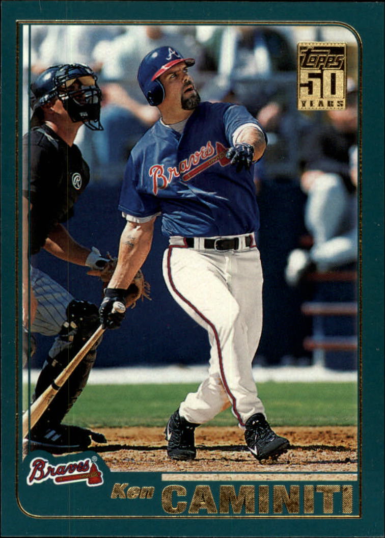 2001 Topps Traded Atlanta Braves Baseball Card #T8 Ken Caminiti | eBay