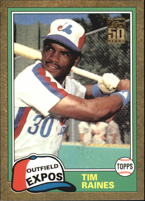 2001 Topps Traded Gold #T101 Tim Raines 81