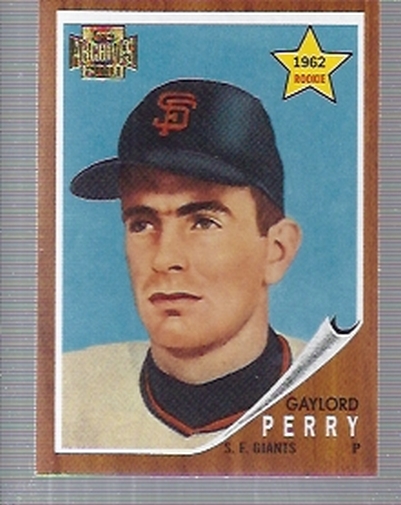 2001 Topps Archives #20 Gaylord Perry 62
