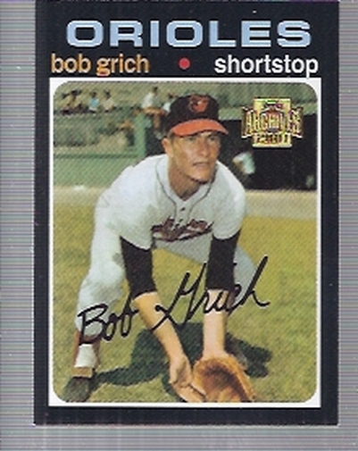 2001 Topps Archives #65 Bobby Grich 71