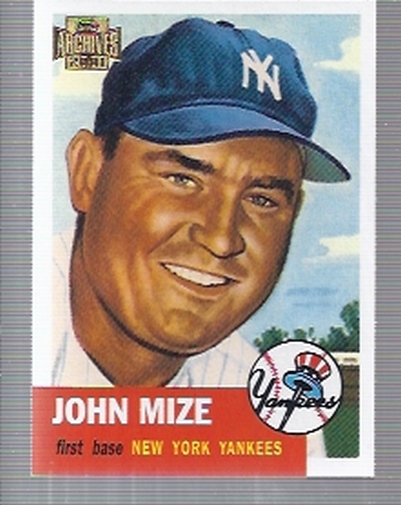 2001 Topps Archives #104 Johnny Mize 53
