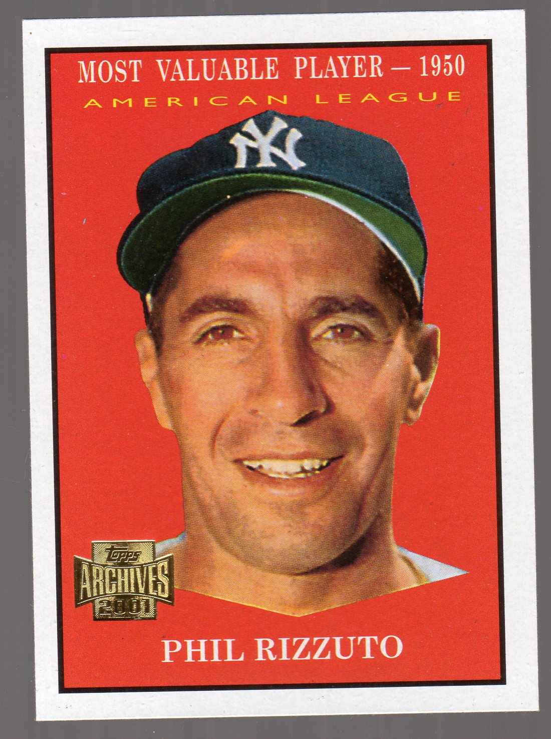 2001 Topps Archives #115 Phil Rizzuto 61