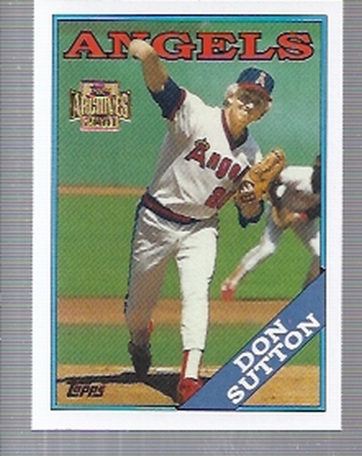 2001 Topps Archives #182 Don Sutton 88