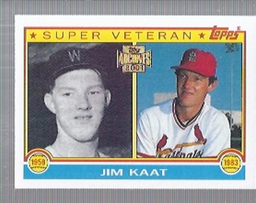 2001 Topps Archives #187 Jim Kaat 83